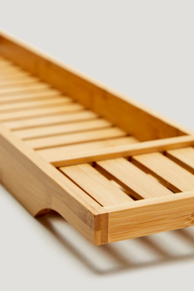 Natural Bamboo Bath Tray (70cm x 18cm x 35cm)