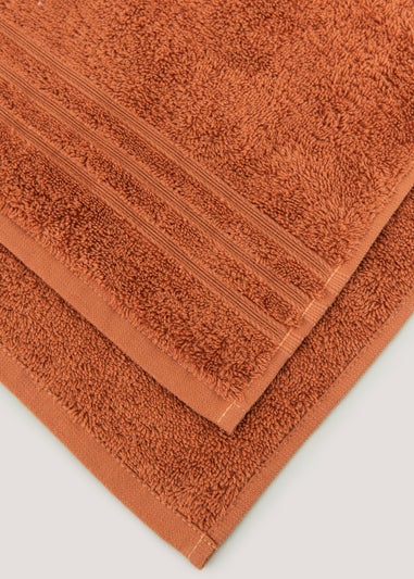 Orange 100% Egyptian Cotton Towels