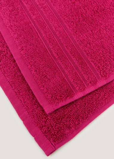 Fuchsia Pink 100% Egyptian Cotton Towels