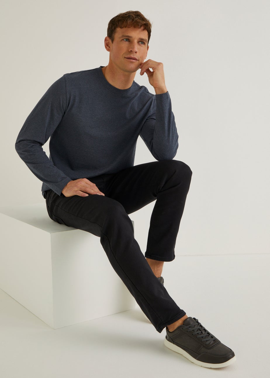 Black Ultra Comfort Slim Fit Jeans