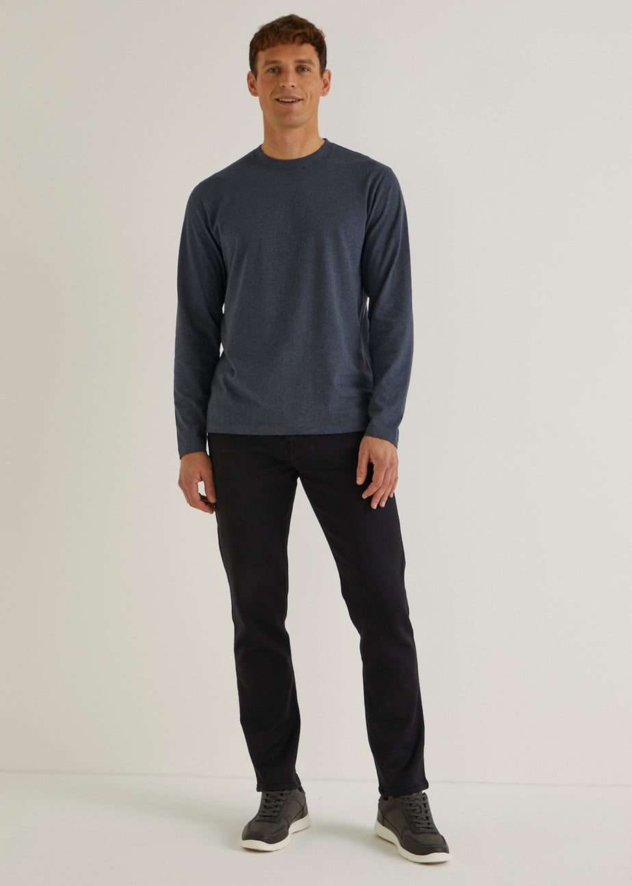 Black Ultra Comfort Slim Fit Jeans