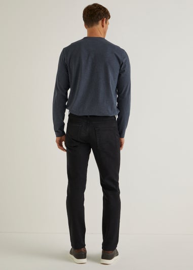 Black Ultra Comfort Slim Fit Jeans