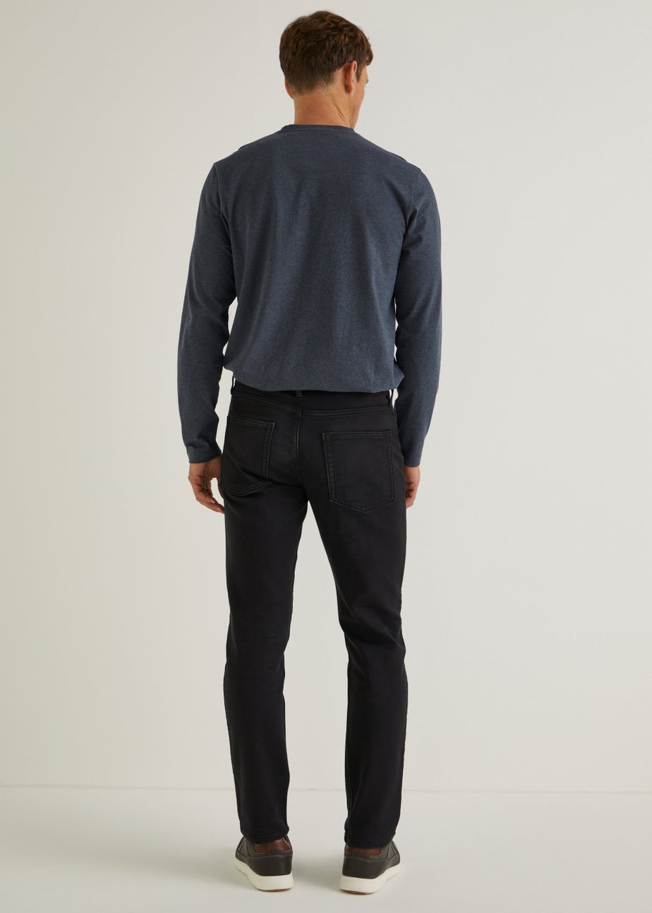 Black Ultra Comfort Slim Fit Jeans
