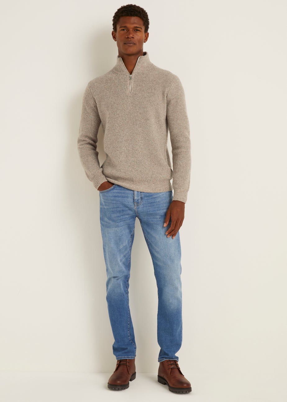 Stone Midweight 1/4 Zip Jumper