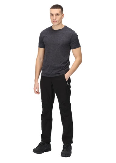 Regatta Dayhike IV Black Waterproof Trousers