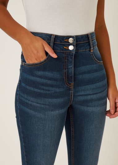 April Dark Wash Push Up Super Skinny Jeans (Long Length)