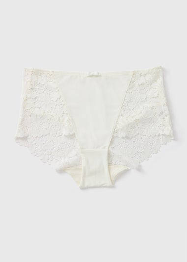 Cream Lace Midi Knickers