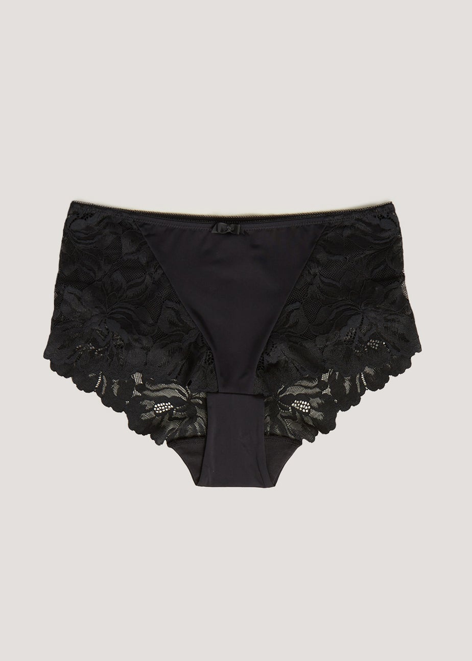 Black Lace Midi Knickers
