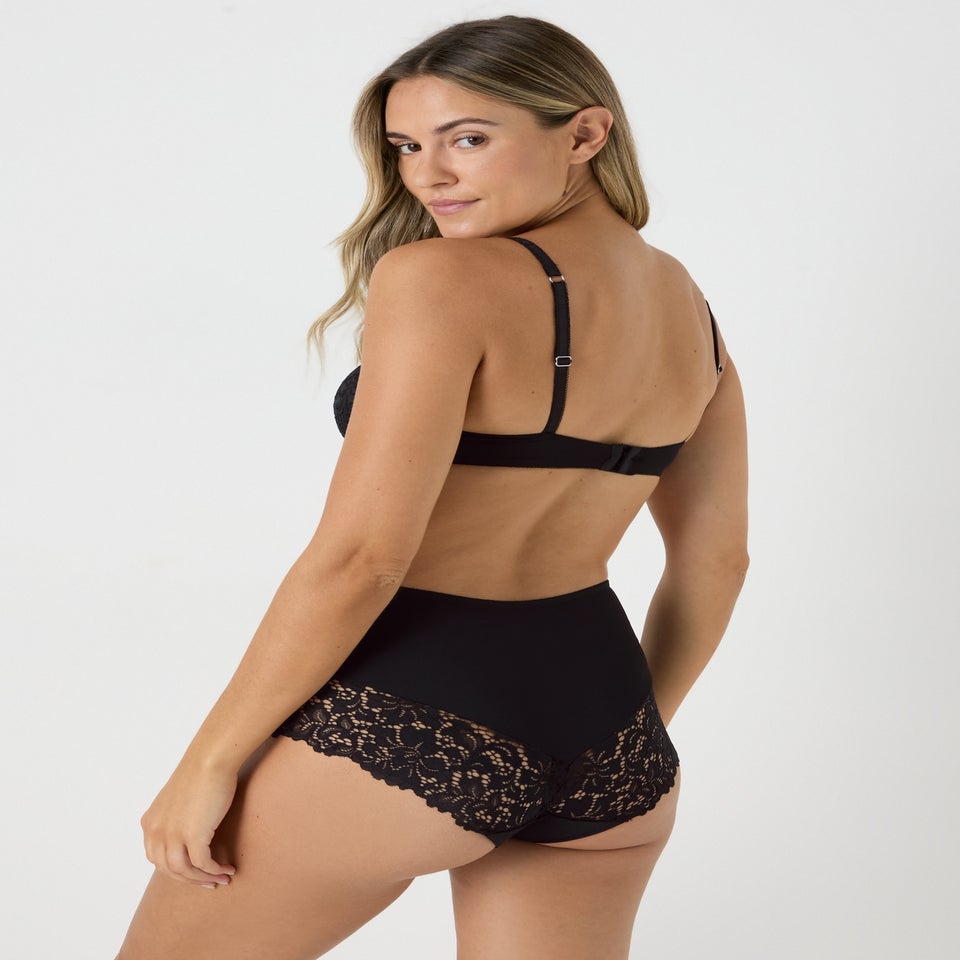 Black Lace Midi Knickers