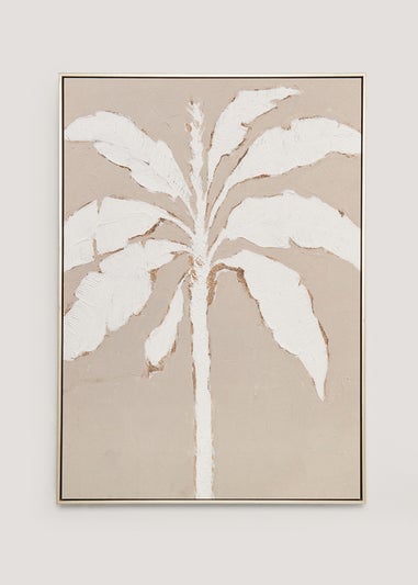 Palm Tree Framed Canvas Wall Art (50cm x 70cm)