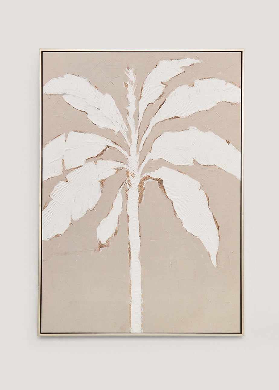 Palm Tree Framed Canvas Wall Art (50cm x 70cm)