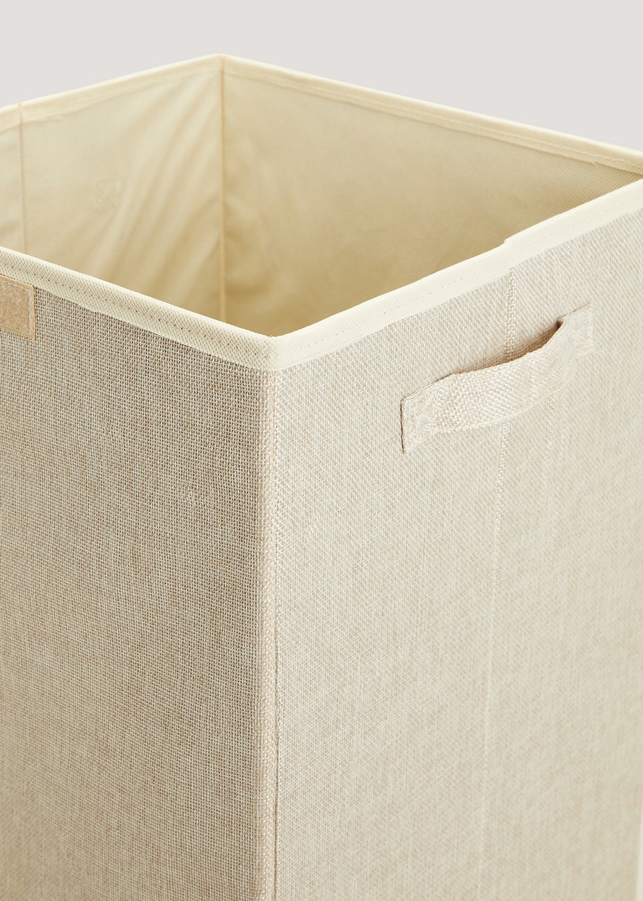 Natural Collapsible Laundry Basket