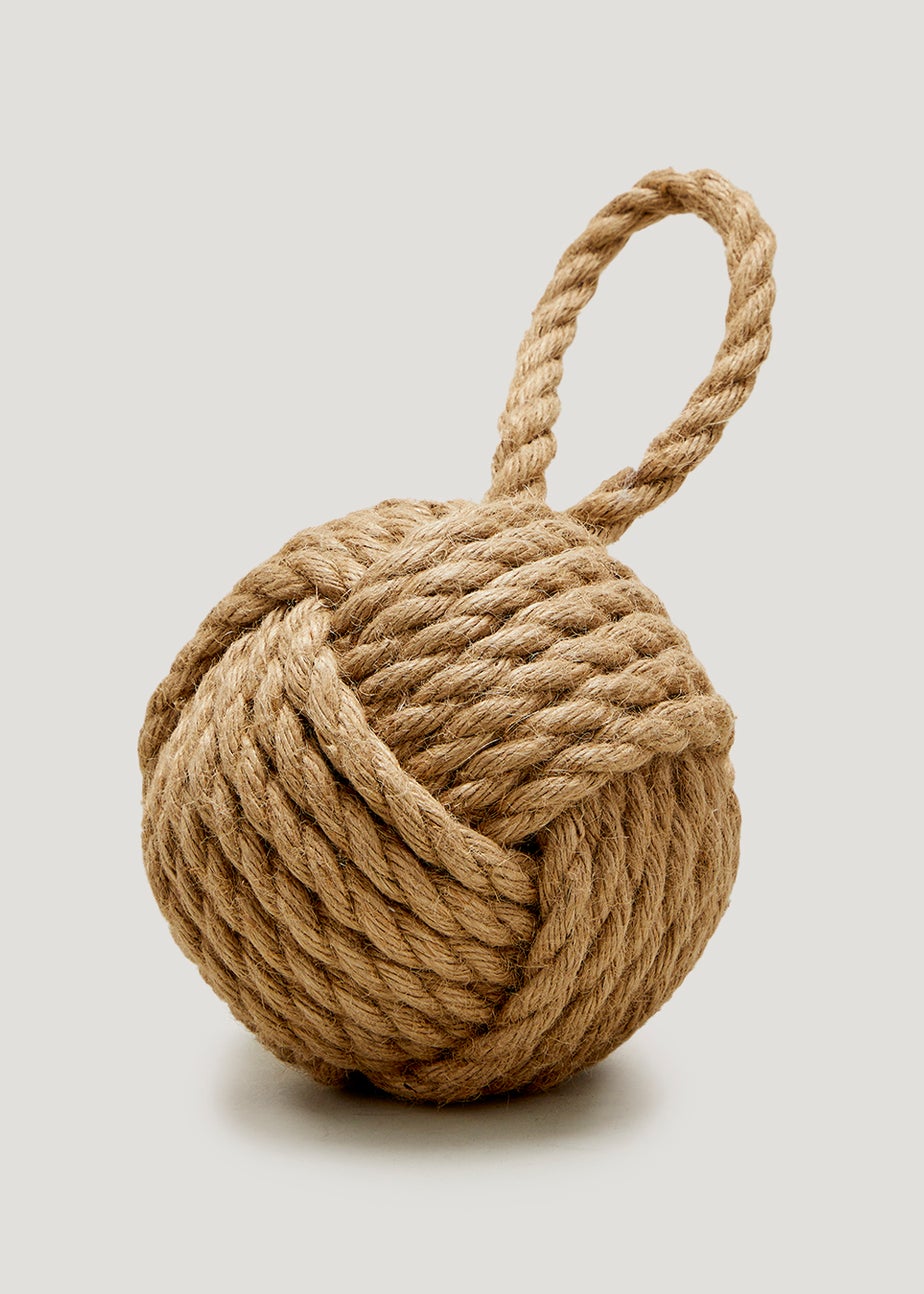 Natural Hessian Knot Doorstop