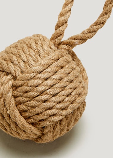 Natural Hessian Knot Doorstop