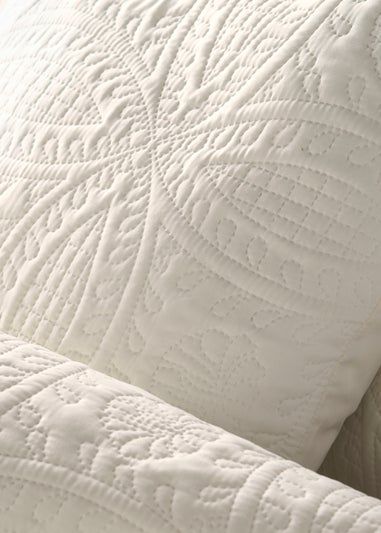 Ivory Pinsonic Duvet Cover
