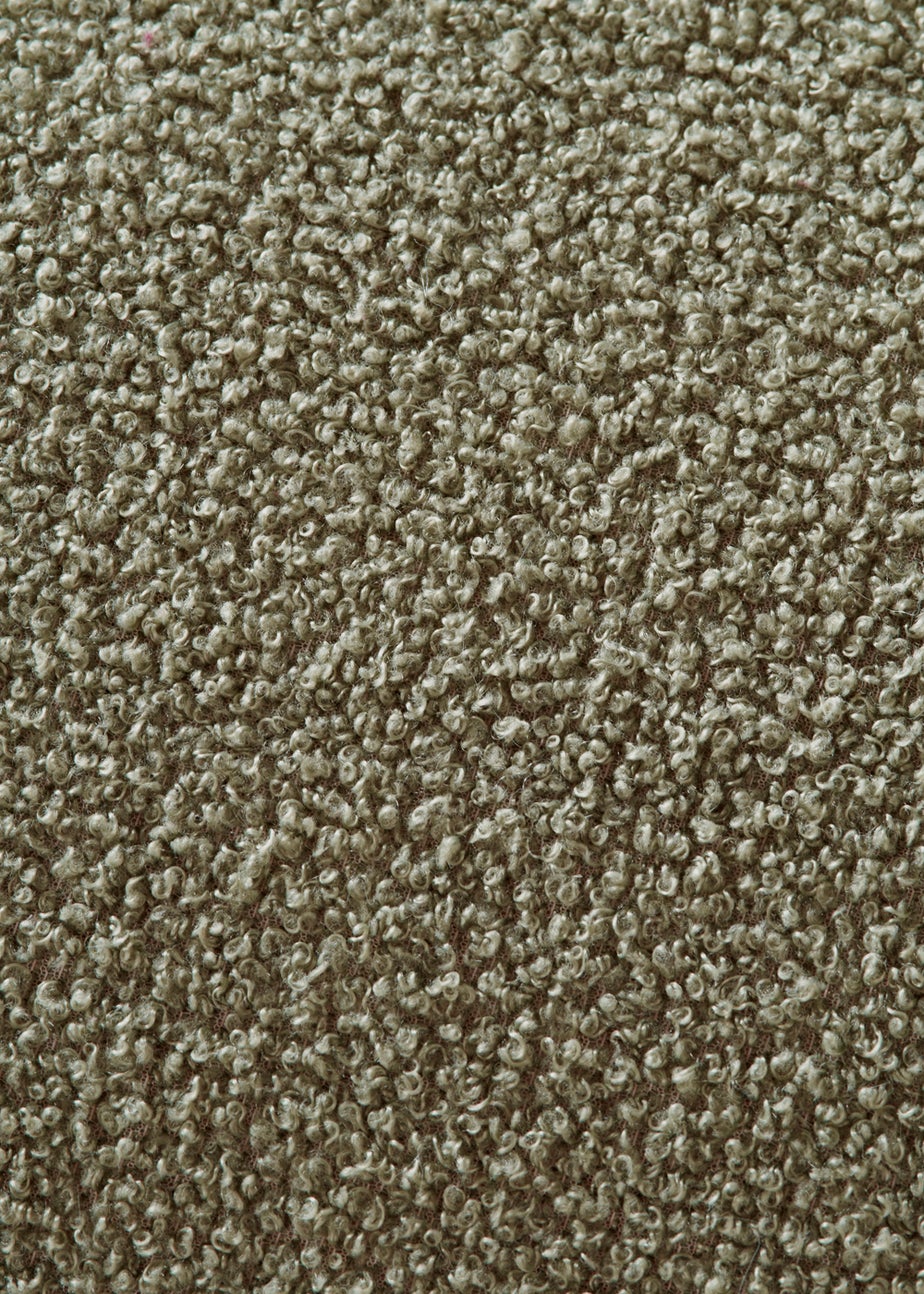 Green Boucle Duvet Cover