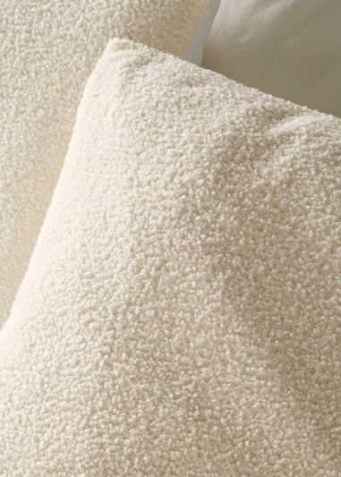 Cream Boucle Duvet Cover