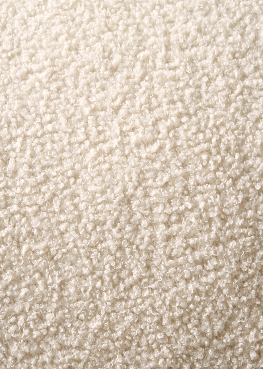 Cream Boucle Duvet Cover