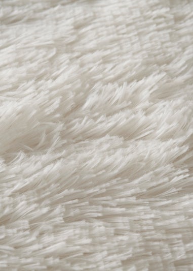 White Shaggy Duvet Cover