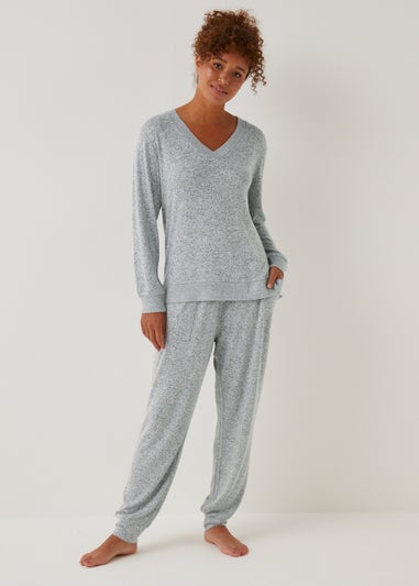 Grey Co-Ord Lounge Top