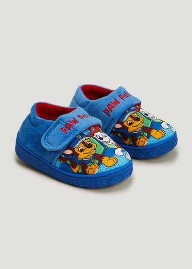 Boys Blue Paw Patrol Slippers (Younger 4-12)