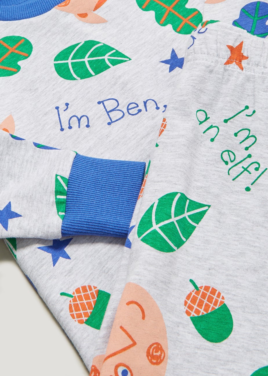 Kids Grey Ben Elf Pyjama Set (9mths-5yrs)