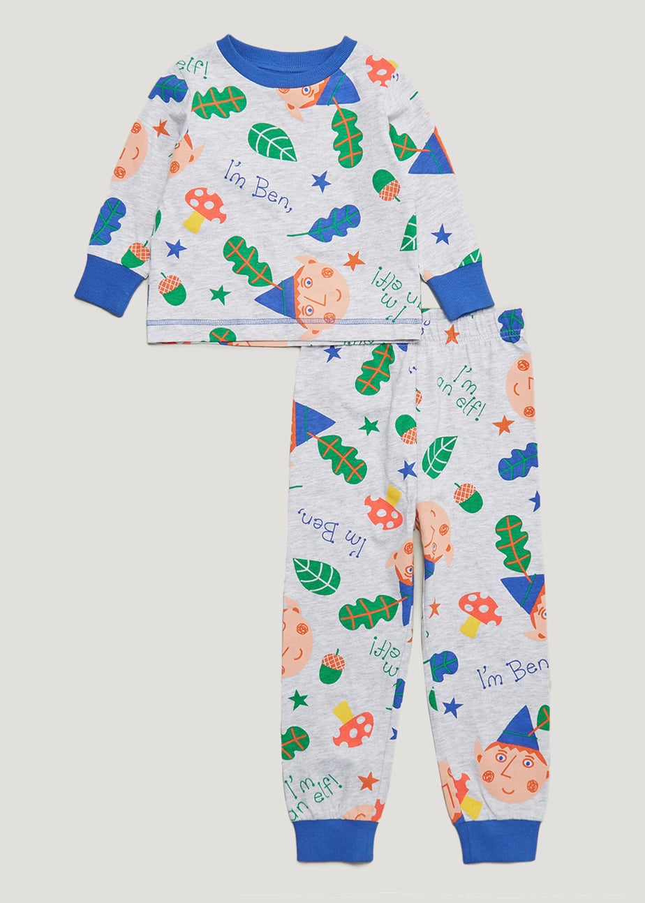 Kids Grey Ben Elf Pyjama Set (9mths-5yrs)