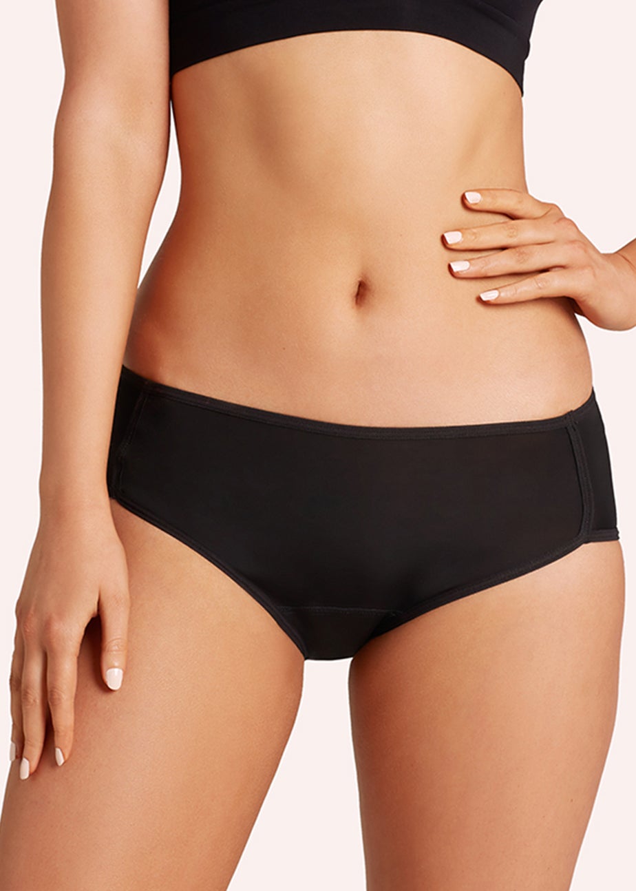 Love Luna Black Midi Period Knickers