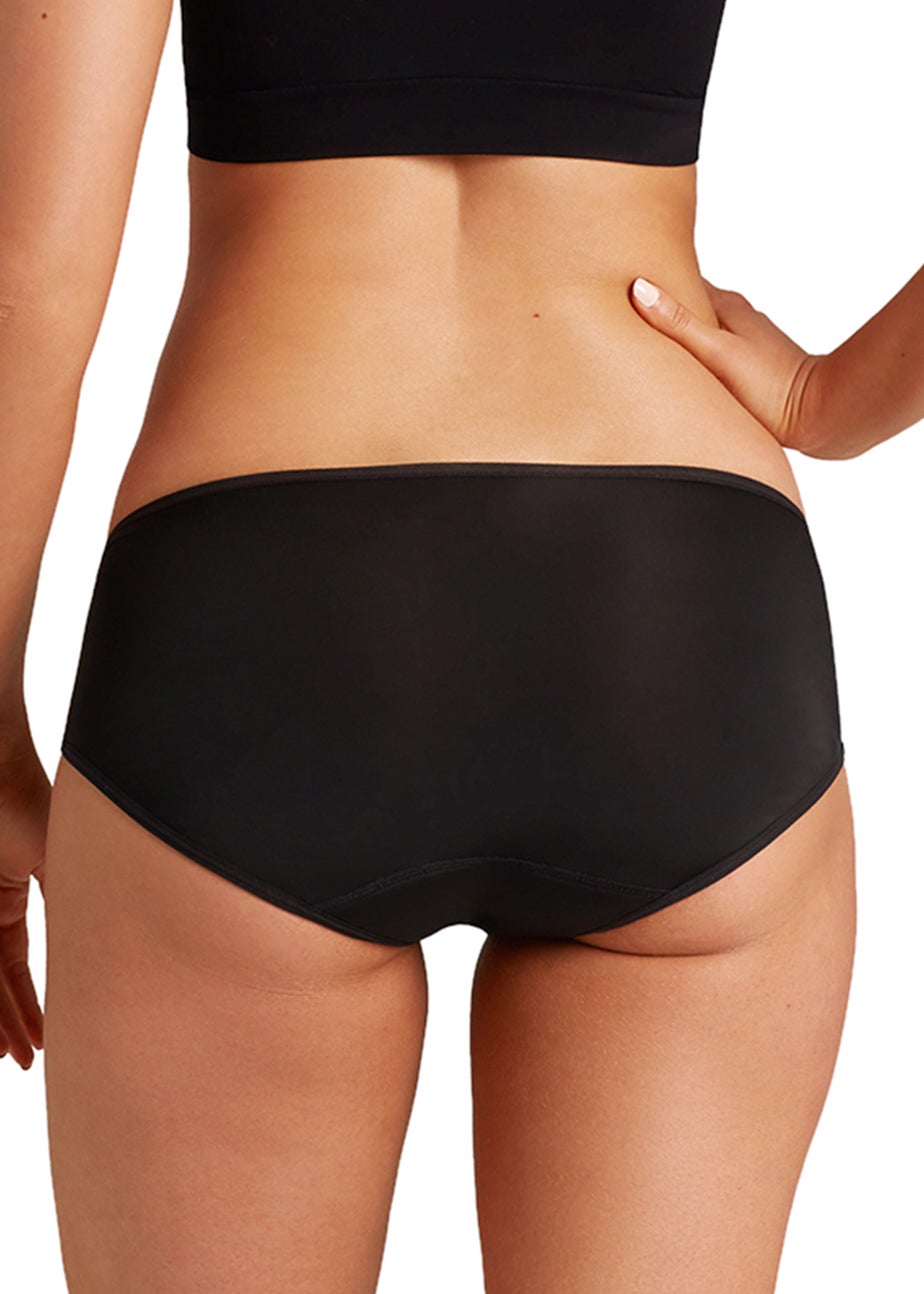 Love Luna Black Midi Period Knickers