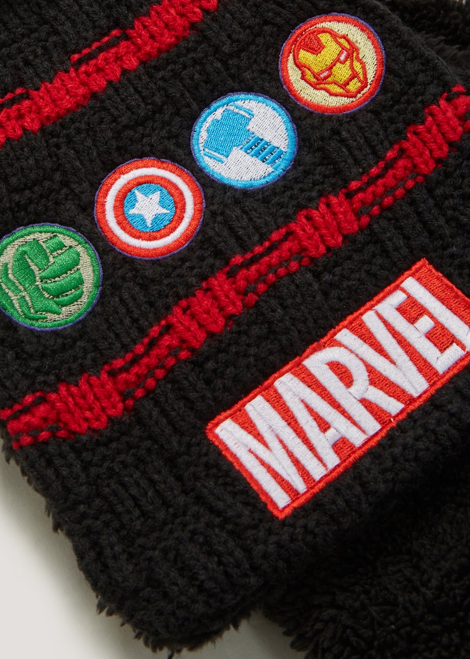 Kids Pack Marvel Hat Scarf Gloves Set (3-10yrs) Matalan