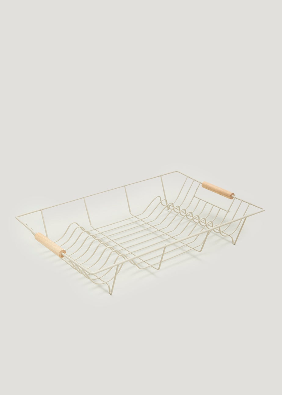 Taupe Wire Dish Drainer (31cm x 48cm)