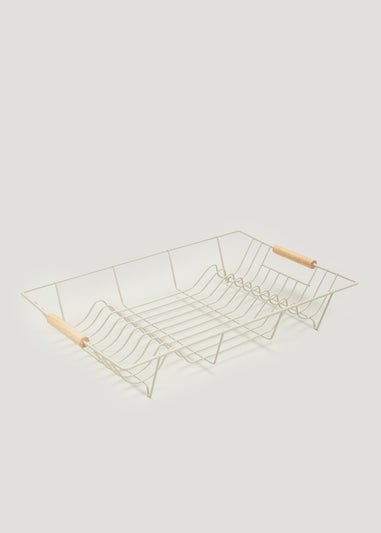 Taupe Wire Dish Drainer (31cm x 48cm)