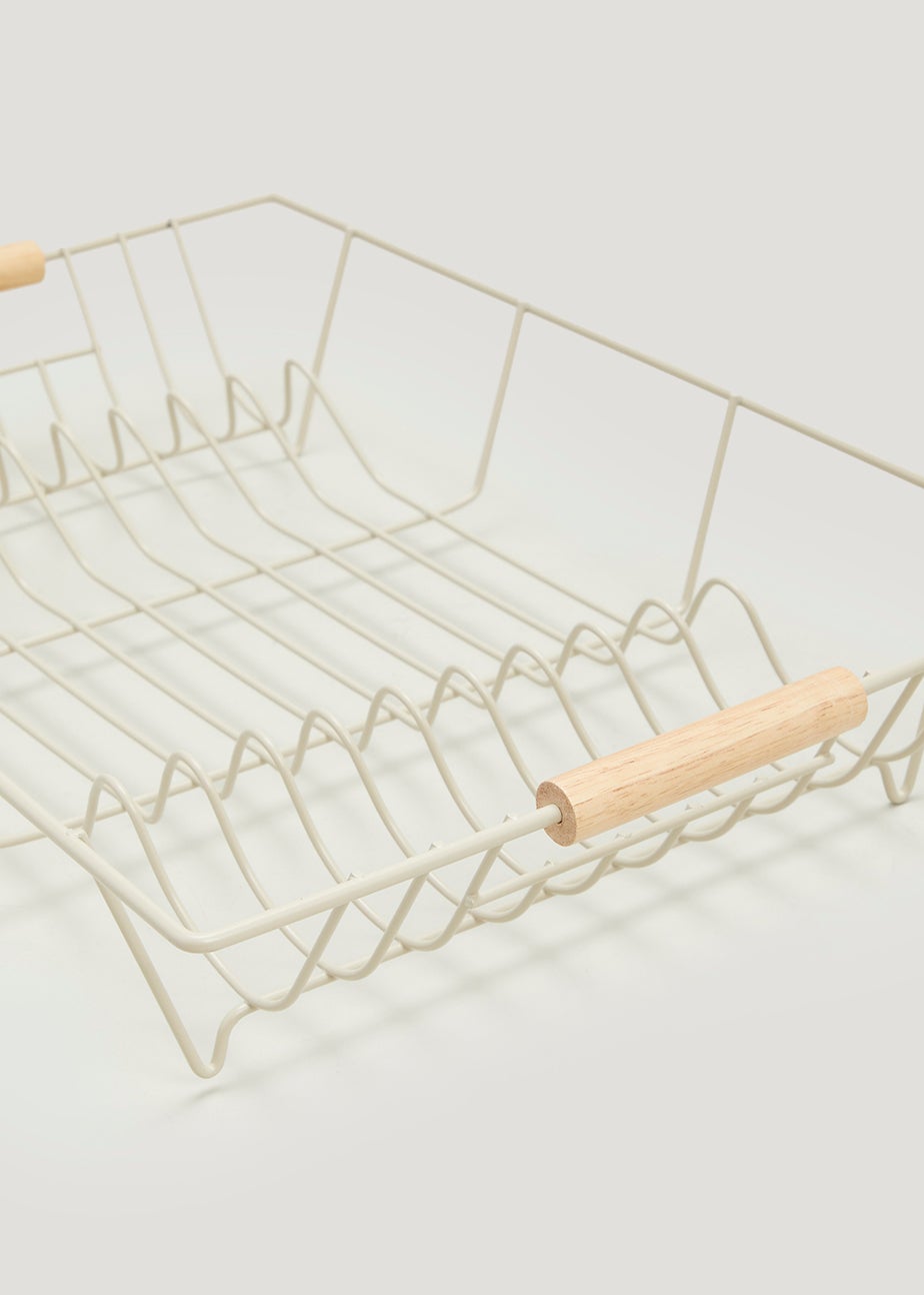 Taupe Wire Dish Drainer (31cm x 48cm)