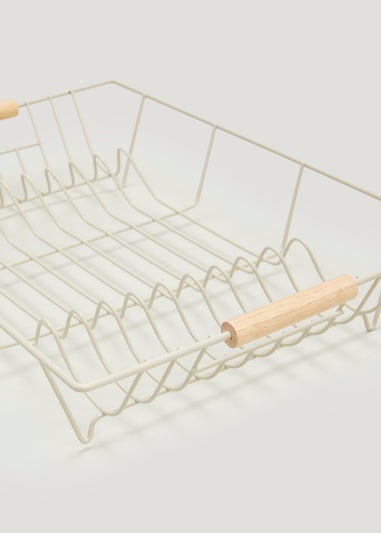 Taupe Wire Dish Drainer (31cm x 48cm)