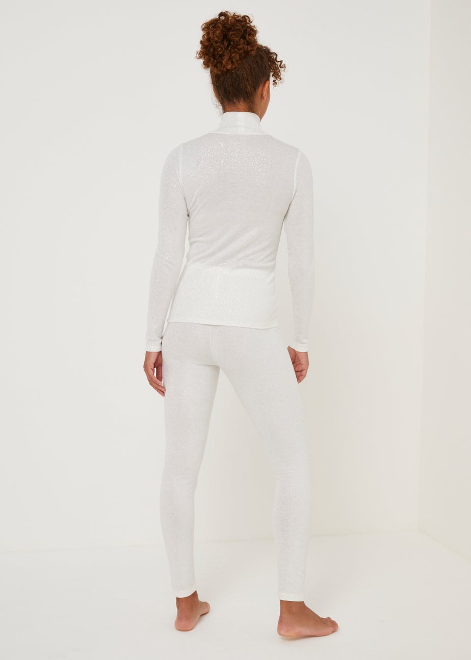 Cream Thermal Leggings