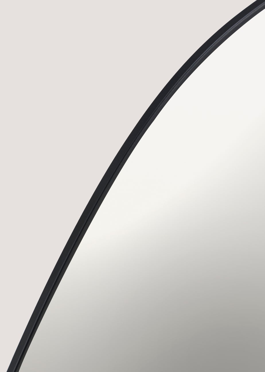 Black Organic Shaped Mirror (40cm x 60cm)