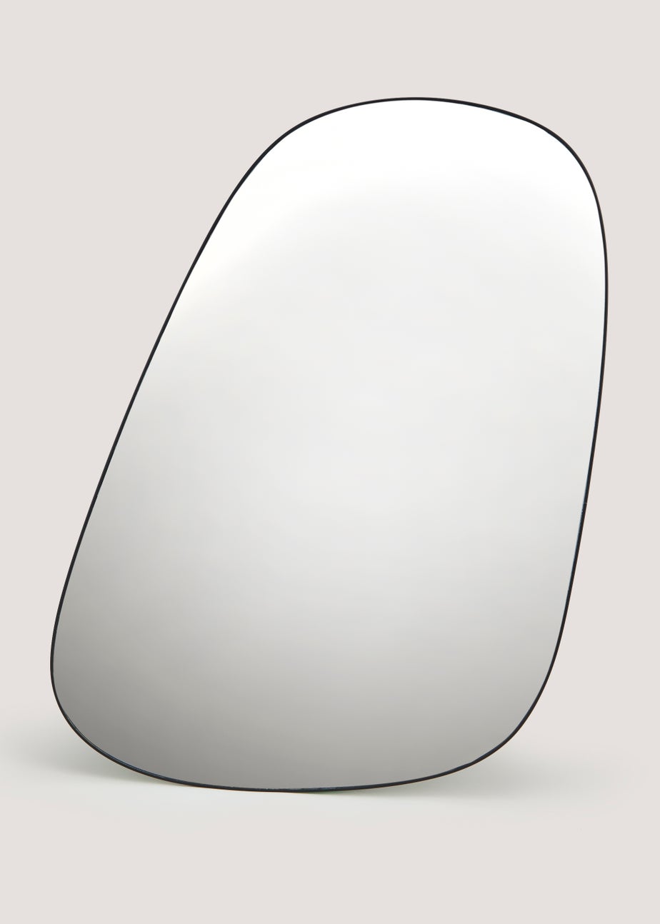 Black Organic Shaped Mirror (40cm x 60cm)