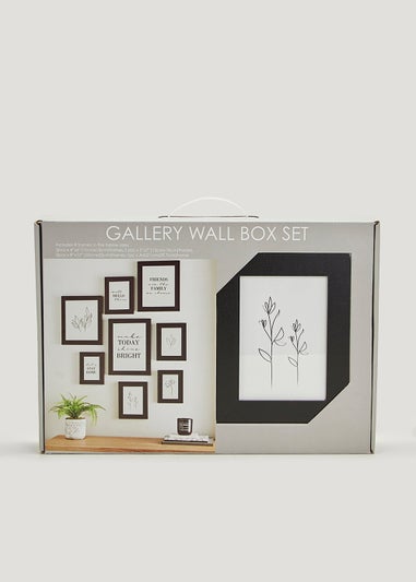 8 Pack Black Wall Hanging Photo Frames