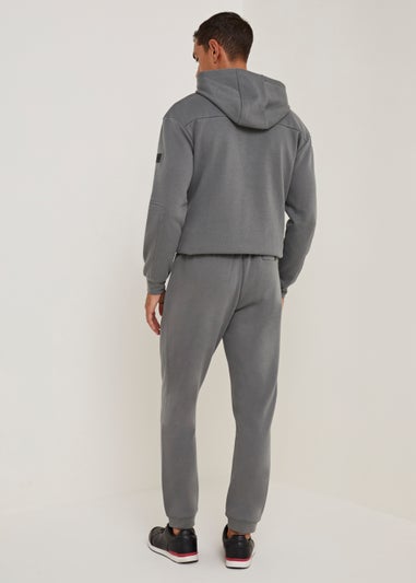 US Athletic Grey Badge Joggers