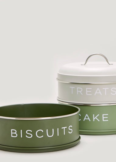 Green Stackable Cake Tins (26cm x 24cm)