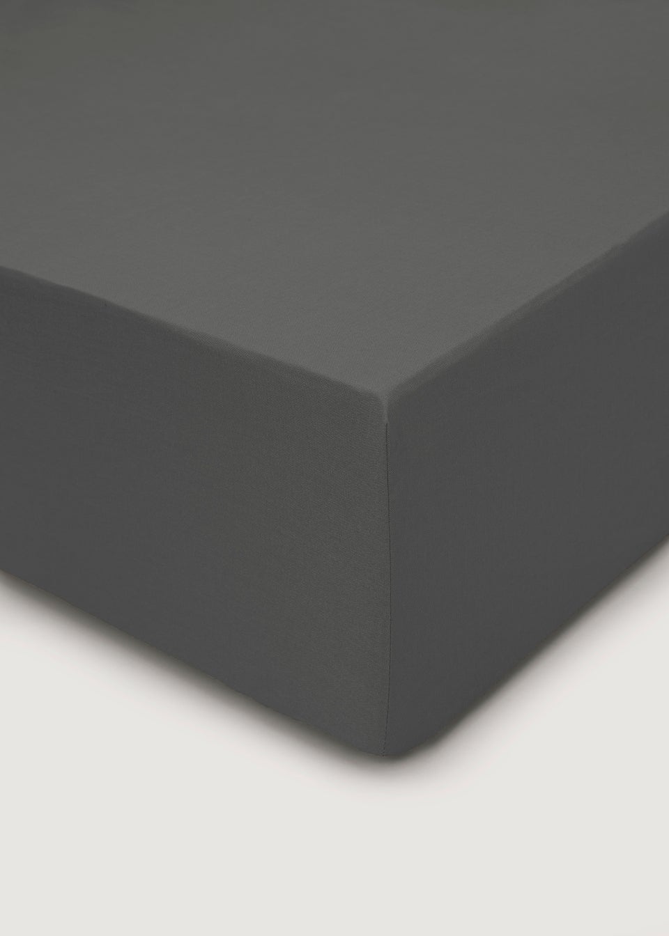 Charcoal Polycotton Fitted Bed Sheet (144 Thread Count)