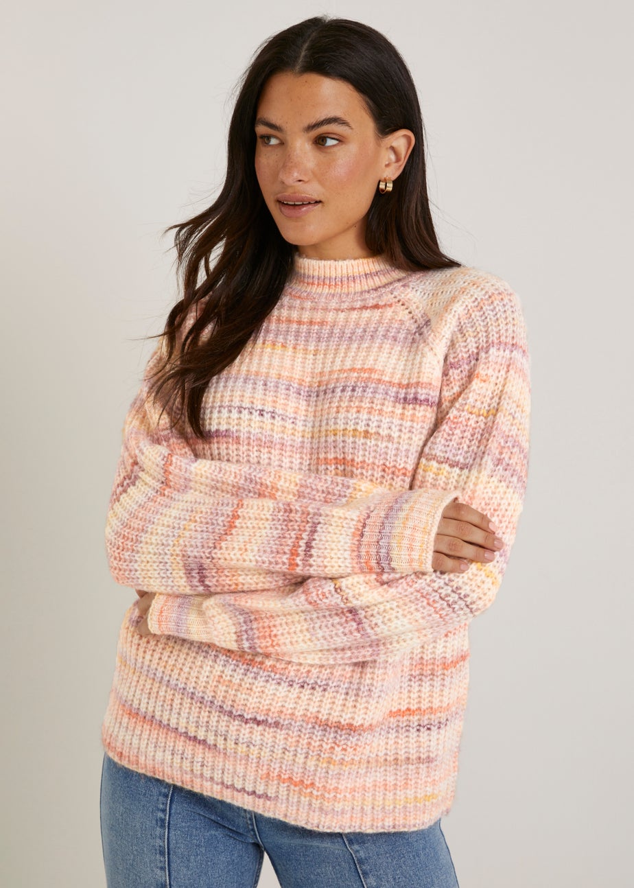 Pink Space Dye Jumper