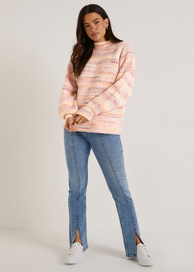 Pink Space Dye Jumper