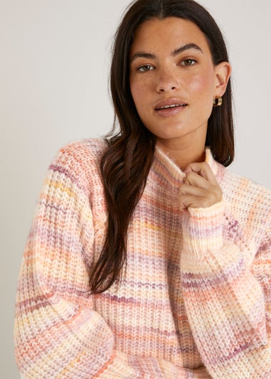 Pink Space Dye Jumper