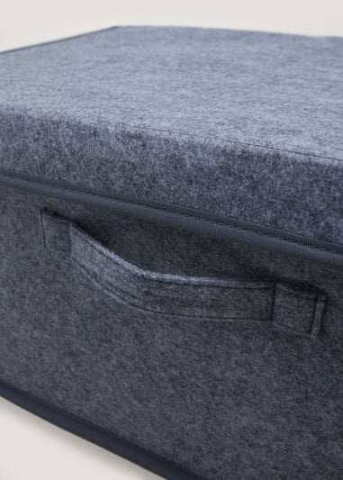Grey Underbed Storage Box (60cm x 21cm x 40.5cm)