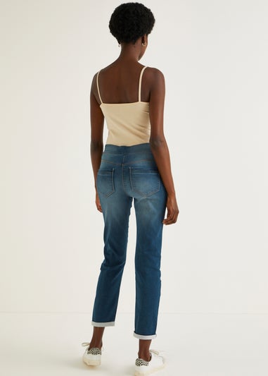 Maternity Jolie Dark Wash Under Bump Relaxed Skinny Jeans