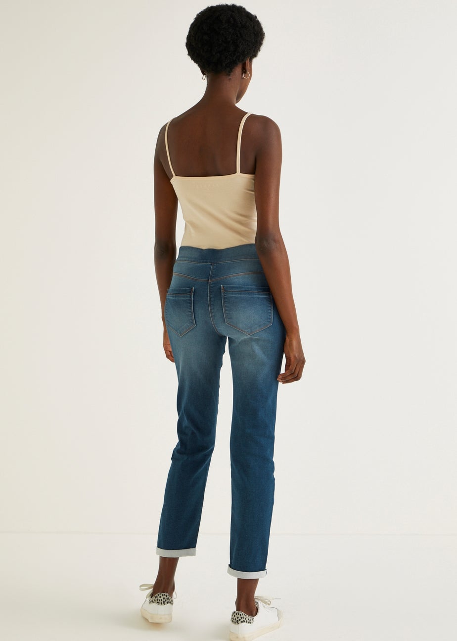 Maternity Jolie Dark Wash Under Bump Relaxed Skinny Jeans