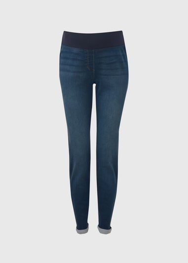 Maternity Jolie Dark Wash Under Bump Relaxed Skinny Jeans