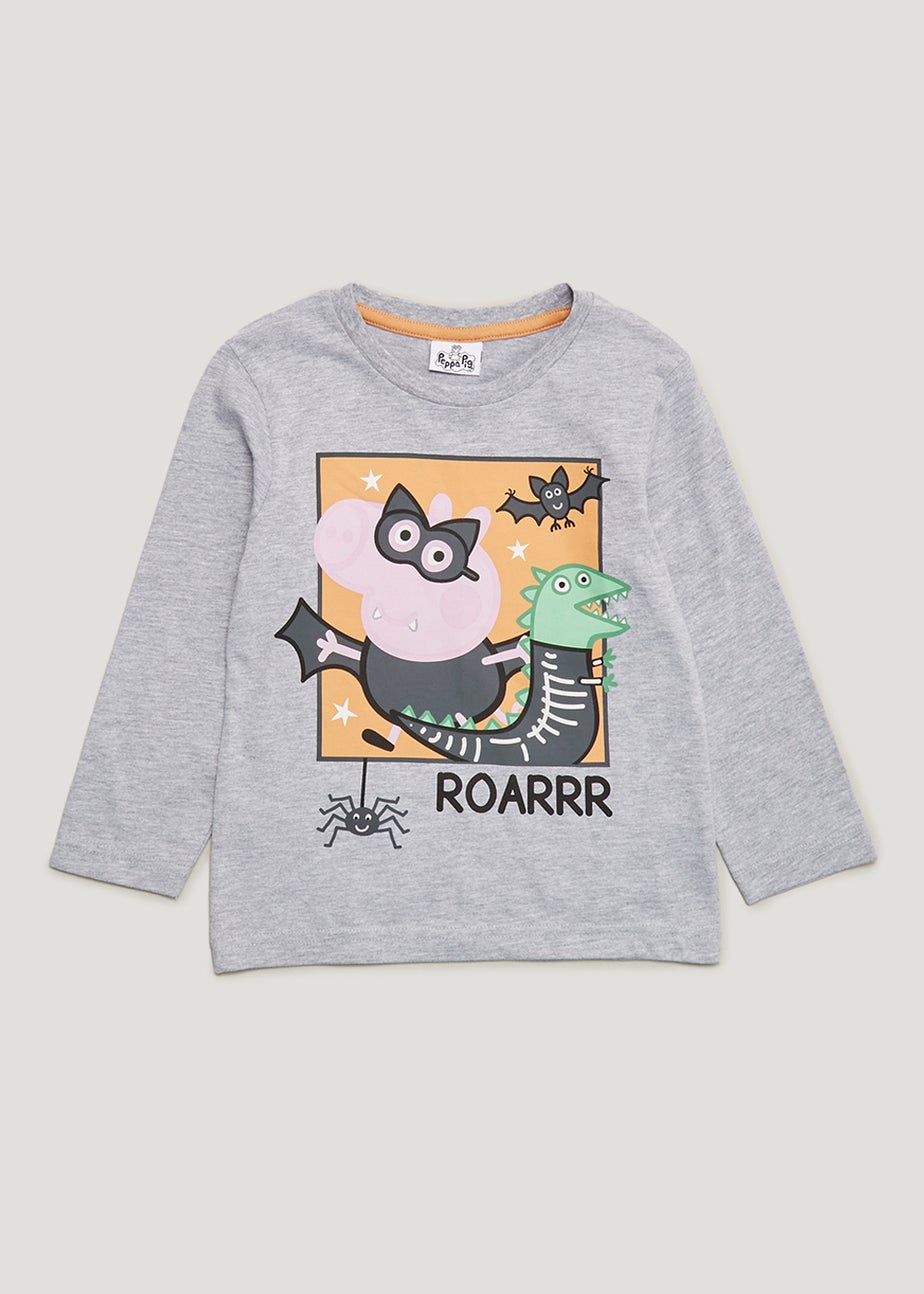 Grey George Pig Halloween T-Shirt (9mths-5yrs)