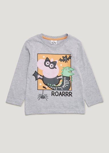 Grey George Pig Halloween T-Shirt (9mths-5yrs)